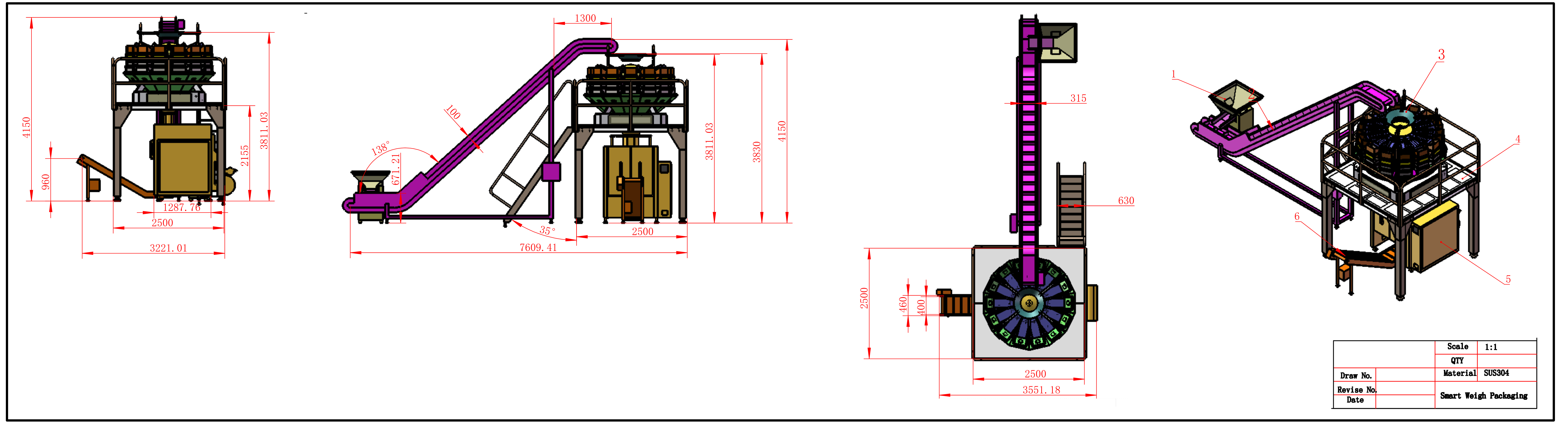 Drawing 1 - for high cellings plant